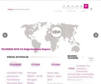 Telkoder.org.tr(Serbest Telekomünikasyon İşletmecileri Derneği Telkoder) Screenshot