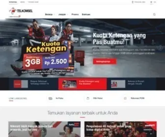 Telkomsel.com(Telkomsel) Screenshot