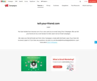 Tell-Your-Friend.com(Tell Your Friend) Screenshot