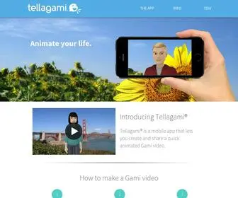 Tellagami.com(Tellagami®) Screenshot