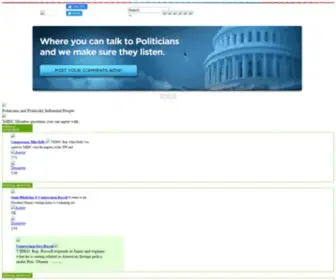 Telldc.com(Social Media For The Politically Active) Screenshot