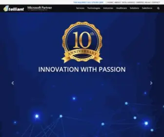 Telliant.com(Telliant’s Strategy to all things Digital Digital transformation) Screenshot