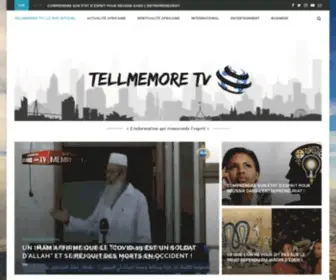 Tellmemoretv.com(TellMeMore Tv) Screenshot