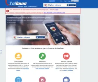 Tellows.com.br(A comunidade para números e spams telefônicos) Screenshot