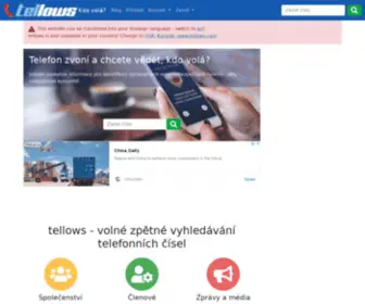 Tellows.cz(Komunita pro telefonní čísla a telefonní spam) Screenshot