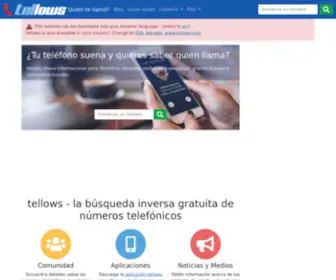 Tellows.es(La comunidad de números de teléfonos y de spam telefónico) Screenshot