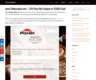 Tellpizzahutsurvey.com(tellpizzahutsurvey) Screenshot