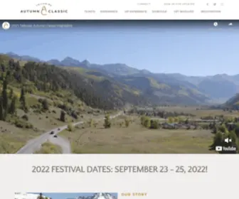 Tellurideautumnclassic.com(From Cars and Colors to Telluride Autumn Classic) Screenshot