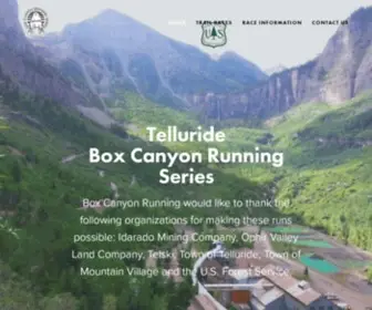 Tellurideboxcanyonrunning.com(Telluride Box Canyon Running) Screenshot