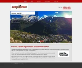 Tellurideexpress.com(Lets Ride) Screenshot