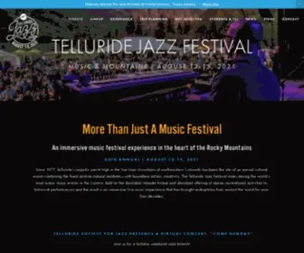Telluridejazz.org(Telluride Jazz Festival) Screenshot