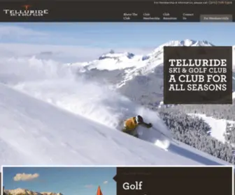 Tellurideskiandgolfclub.com(Telluride Ski & Golf Club) Screenshot