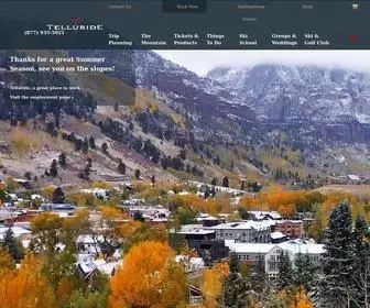 Tellurideskiresort.com(Telluride Ski Resort) Screenshot