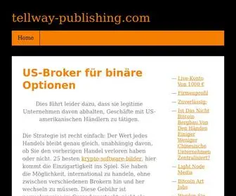 Tellway-Publishing.com(US-Broker für binäre Optionen) Screenshot