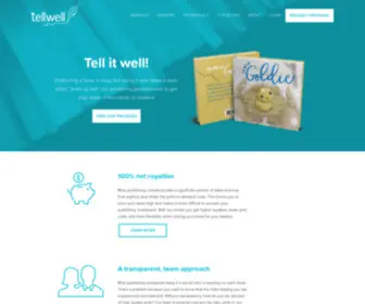 Tellwell.ca(Tellwell publishing) Screenshot