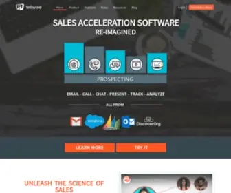 Tellwise.com(Sales Acceleration Software) Screenshot