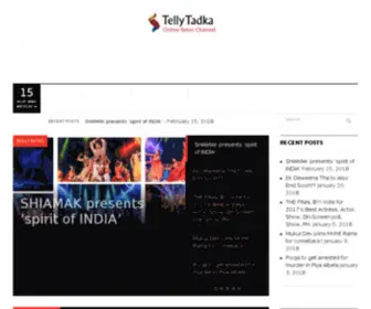 Tellytadka.net(Indian Television News) Screenshot