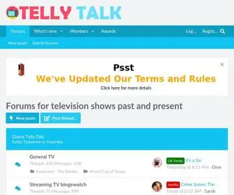 Tellytalk.net(Forums for television shows past and present) Screenshot