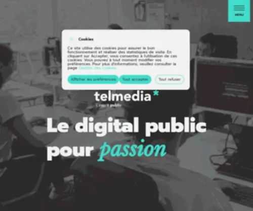 Telmedia.fr(Conception et réalisation de sites internet) Screenshot