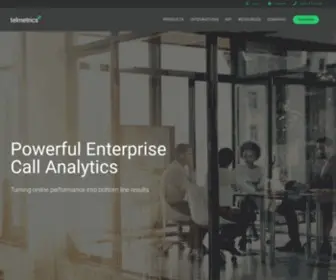 Telmetrics.com(Powerful Enterprise Call Analytics) Screenshot