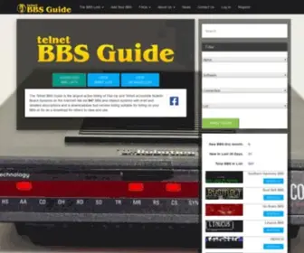 Telnetbbsguide.com(The Telnet BBS Guide) Screenshot