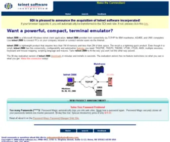 Telnetsoftware.com(Telnetsoftware) Screenshot