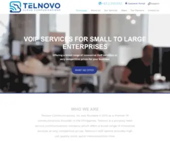 Telnovo.net(VoIP Service Provider Philippines) Screenshot