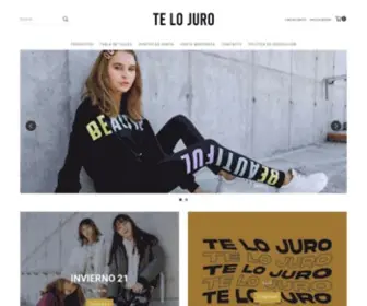 Telojuro.com.ar(Tienda Online de Te Lo juro) Screenshot