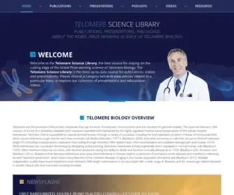 Telomerescience.com(Telomere Science Library) Screenshot