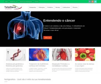 Telomero.com.br(Telomero Nutrigenetica) Screenshot