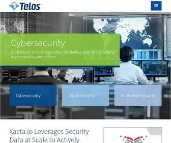 Telos.com(Telos Corporation) Screenshot