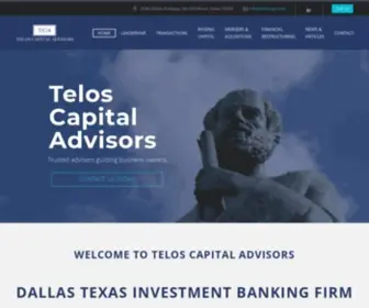 Teloscap.com(Telos Capital Advisors) Screenshot