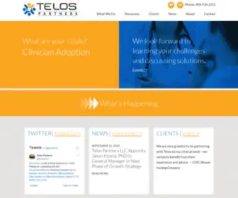 Telospartnersllc.com(Homepage New) Screenshot