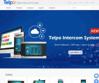 Telpouc.com(Video Intercom Provider) Screenshot