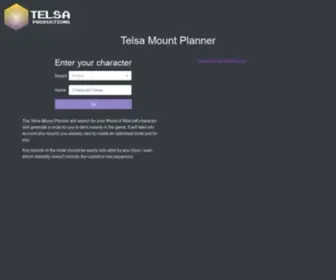 Telsa-Productions.co.uk(Telsa Productions) Screenshot