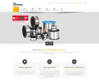 Telsas.com(TELSAS WIRE AND WIRE PRODUCTS) Screenshot
