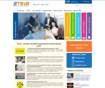 Telsgroup.by(Транспортная логистическая компания TELS) Screenshot