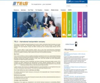 Telsgroup.com(International Logistic Company) Screenshot