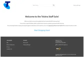 Telstra-Staff-Sale.com.au(Telstra Staff Clearance Sale) Screenshot