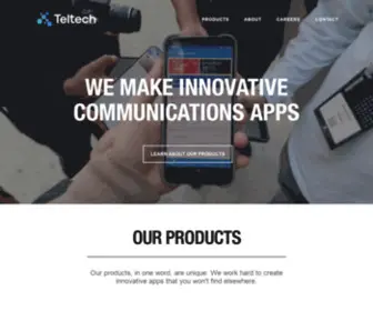 Teltech.co(Solving communication problems) Screenshot