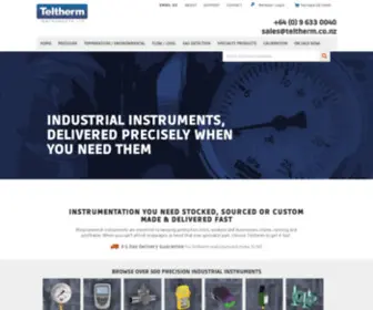 Teltherm.co.nz(Teltherm Instruments Ltd) Screenshot