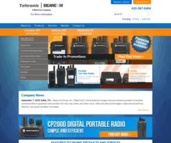 Teltronic.com Screenshot