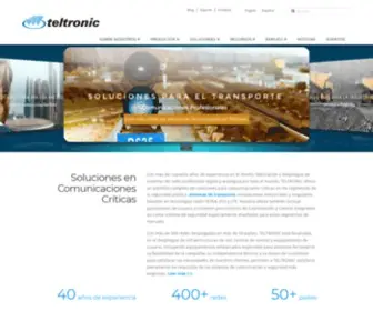 Teltronic.es(Soluciones para Comunicaciones Críticas) Screenshot