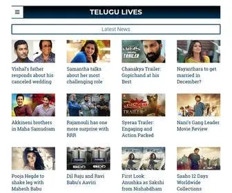 Telugulives.com(Telugu film news) Screenshot