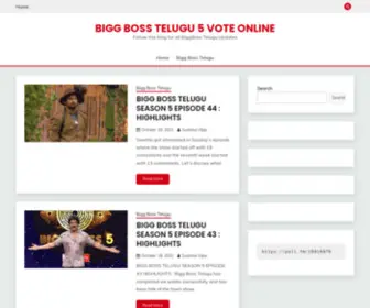 Telugu.vote(Bigg Boss Telugu 5 Vote Online) Screenshot