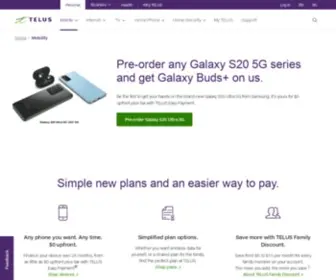 Telusmobility.com(Mobility) Screenshot