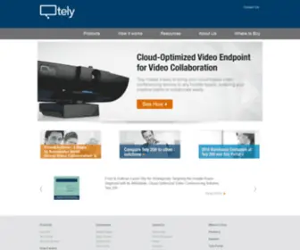 Tely.com(HD Video Conferencing Solutions) Screenshot