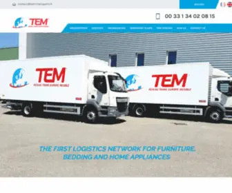 Tem-Transports.com(Un site utilisant WordPress) Screenshot