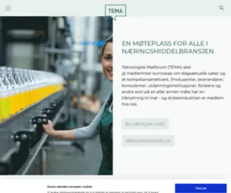 Tema.no(TEKNOLOGISK MATFORUM) Screenshot