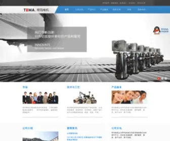 Temamotor.com(不锈钢电机) Screenshot